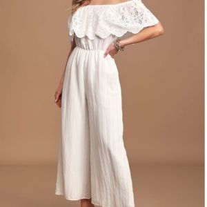 Lulus Off-the-Shoulder Jumpsuit